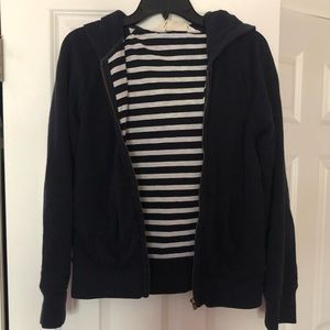 J. Crew Navy Hoodie